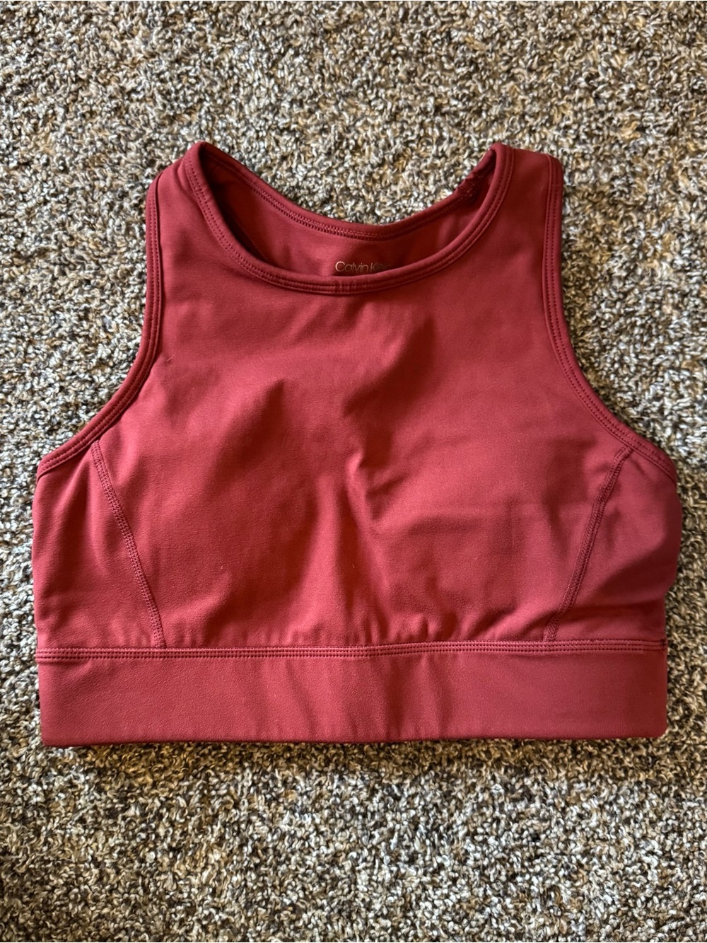 Calvin Klein Red Sports Bra